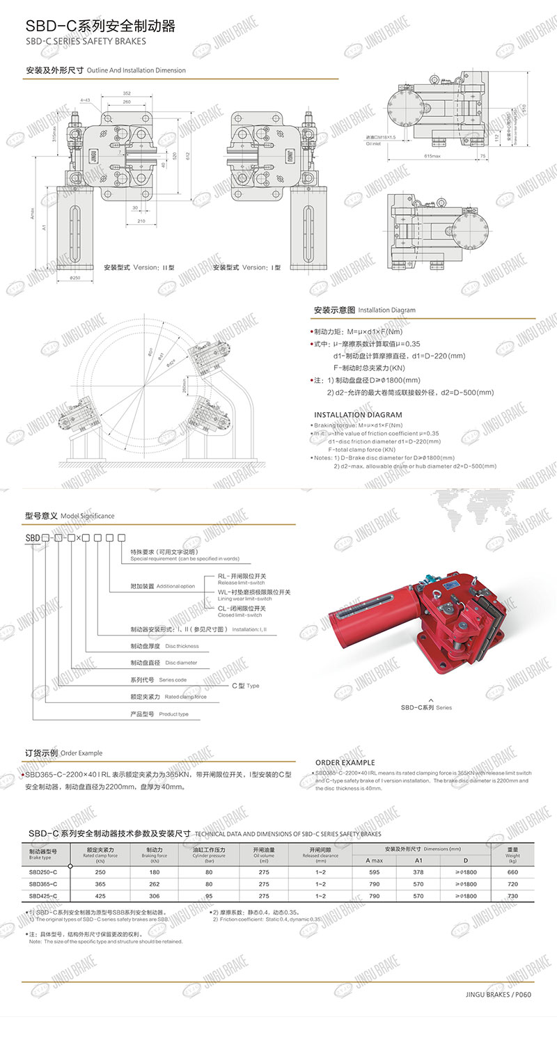 SBD-C系列安全制动器